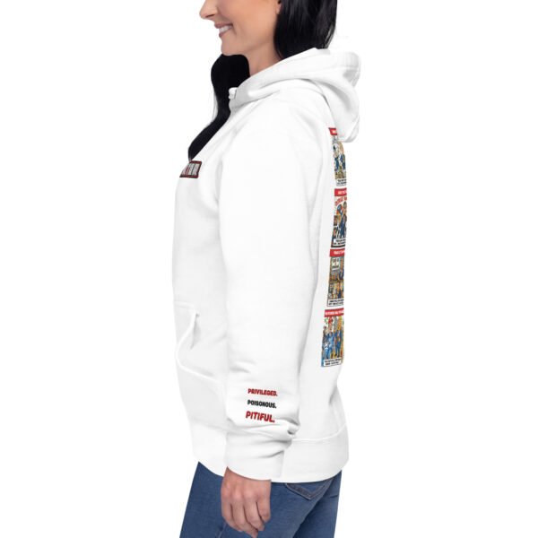 Privileged. Poisonous. Pitiful. — The 12-Step Farage Program | DiKT8R Limited Edition Elite Hoodie - Image 4